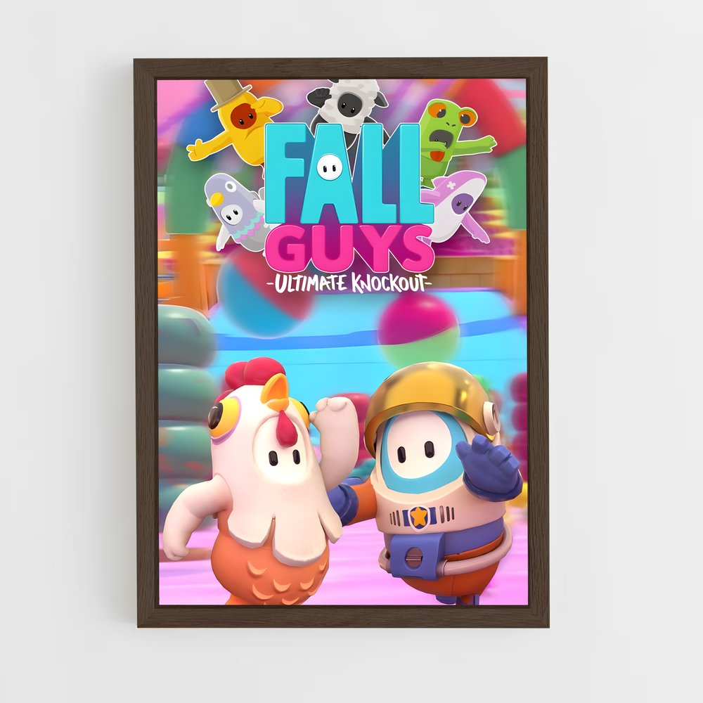 Poster Chutes Épiques – affiche Fall guys (vue 5)